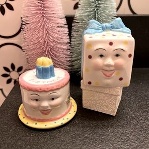 COPY - Absolutely Chic Vintage Clay Art Happy Birthday Salt n Pepper Shakers